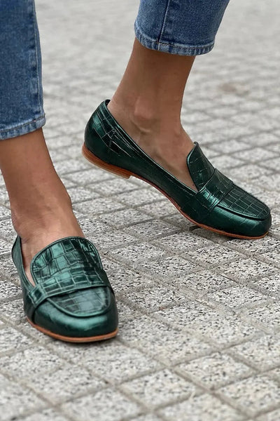 Giselle - Crocodile Effect Loafer