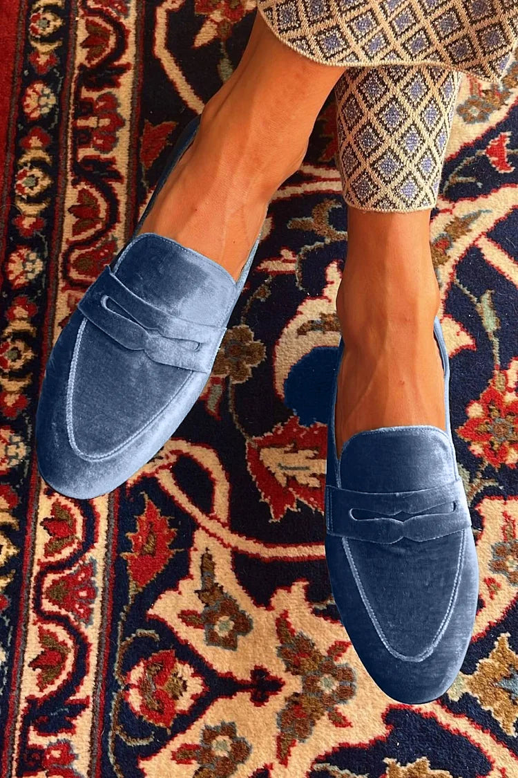 Ingrid - Classic Velvet Loafer