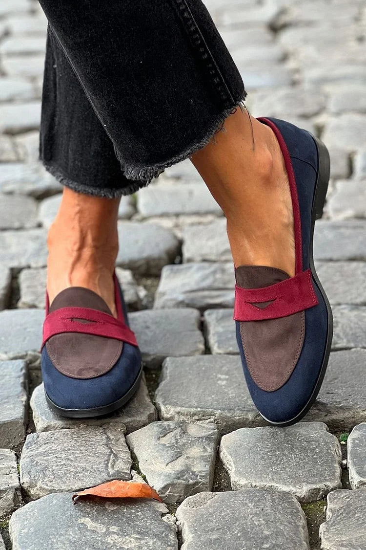Iris - Color-Block Loafers