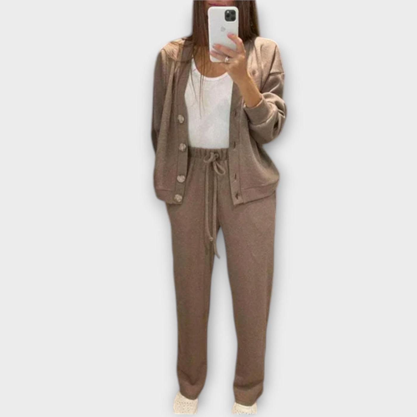 Chantal – Cardigan & Pants Set
