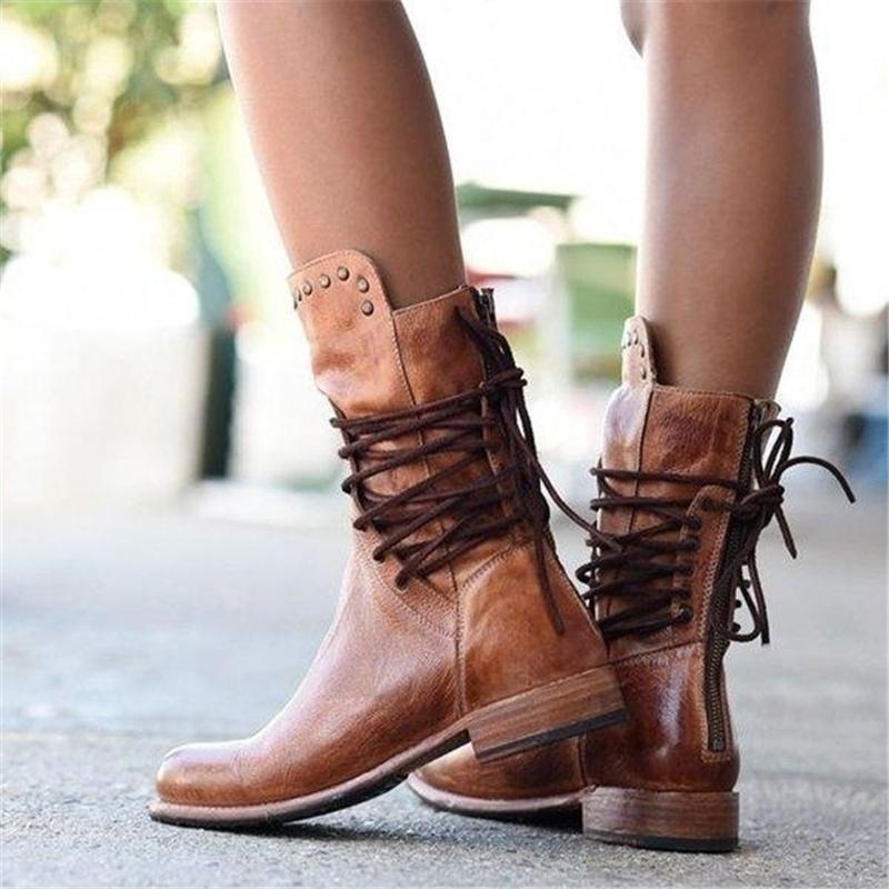 Jasmine - Orthopedic Lace-Up Boots