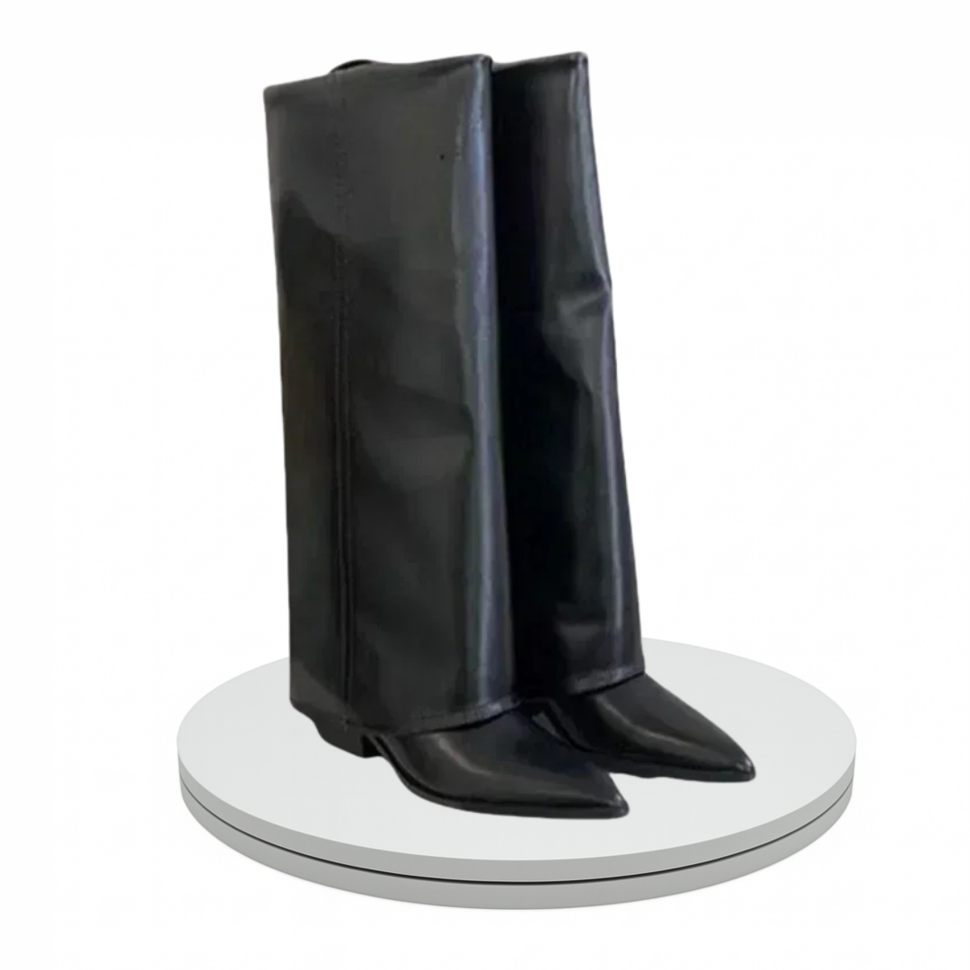 Zoe - Chunk Leather High Boots