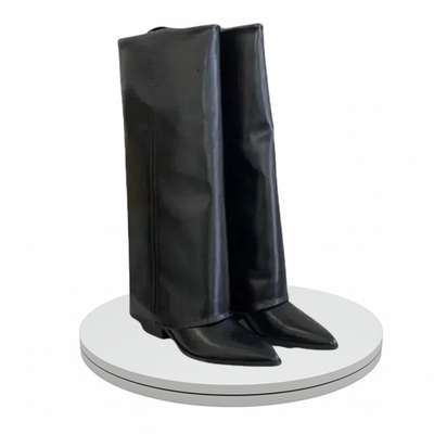 Zoe - Chunk Leather High Boots