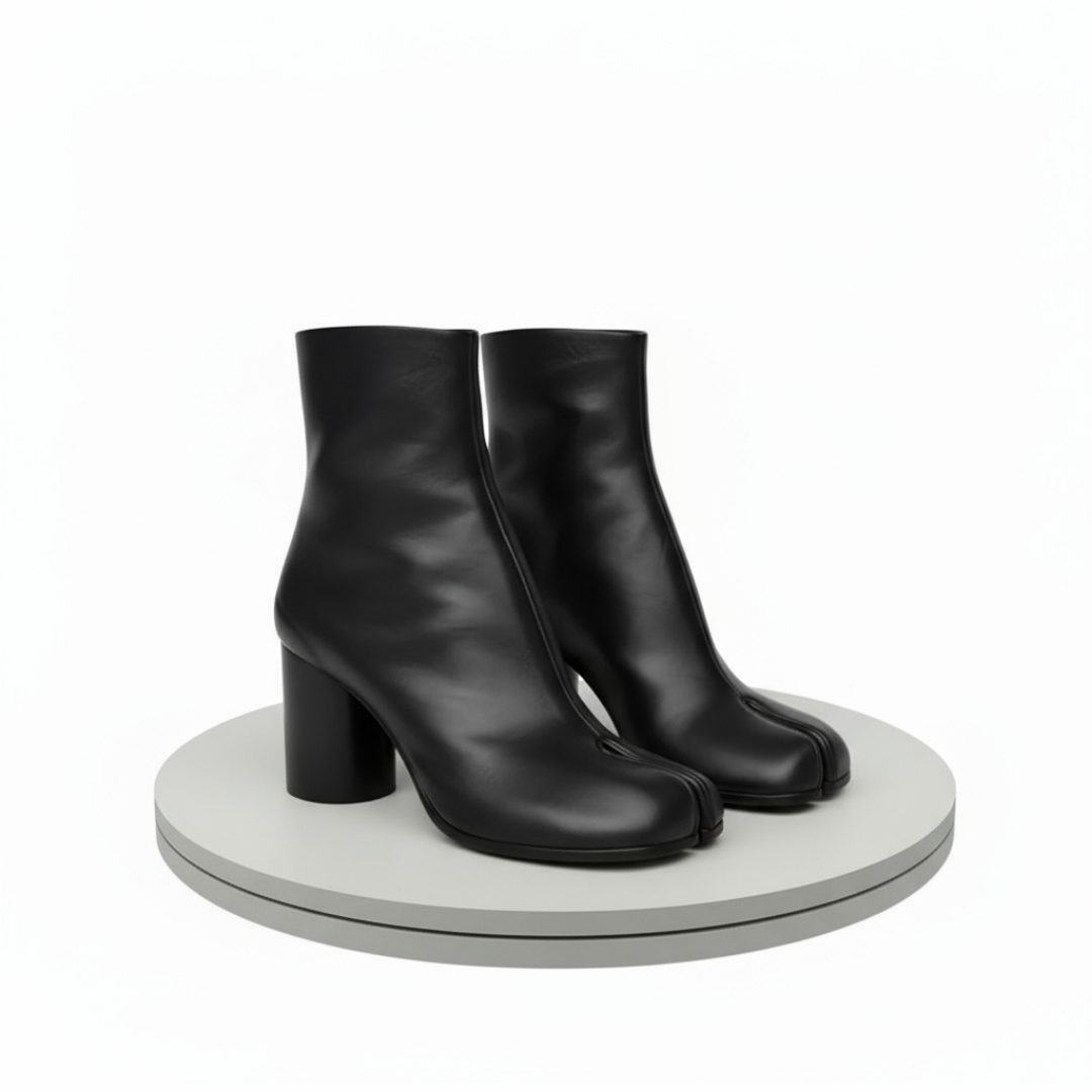 Kendall - Luxury Leather Split Toe Boots