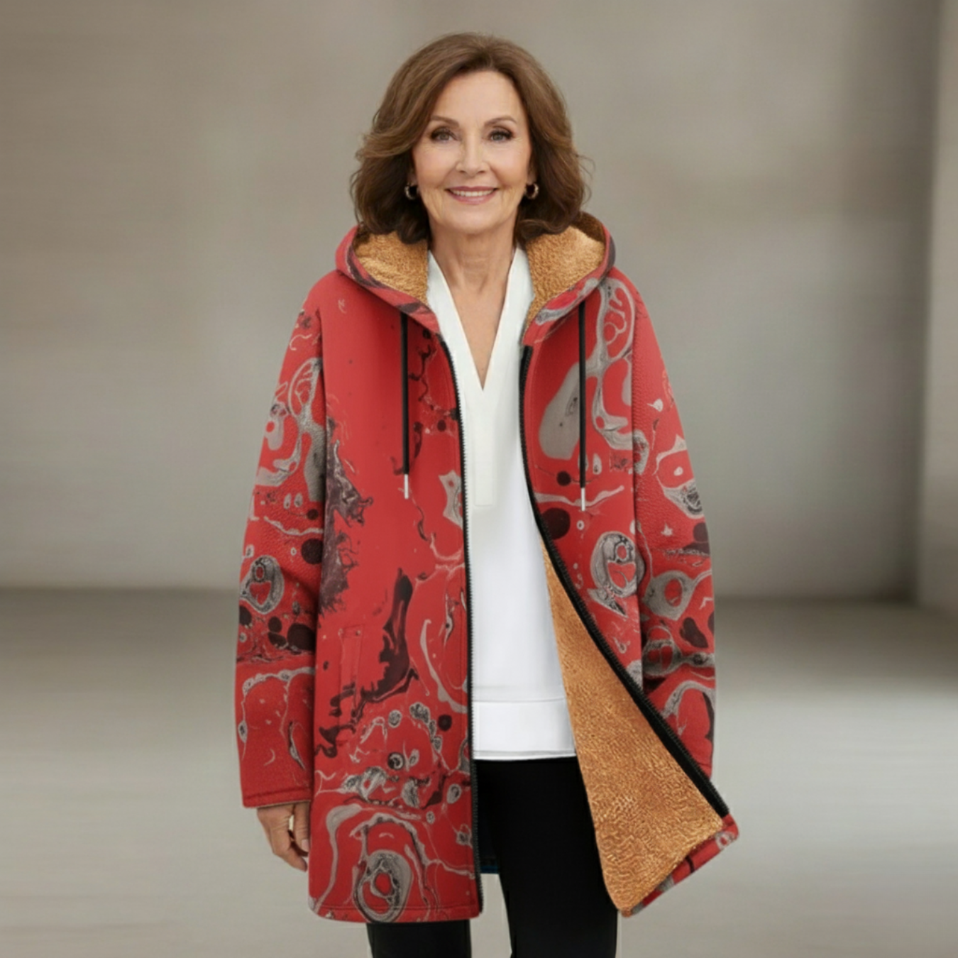 Scarlett - A luxurious cardigan inspired by art