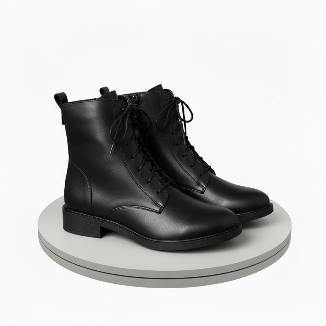 Reina - Retro Leather Boots