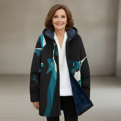 Mila - A luxurious cardigan inspired by art