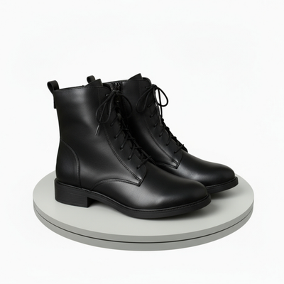 Reina - Retro Leather Boots