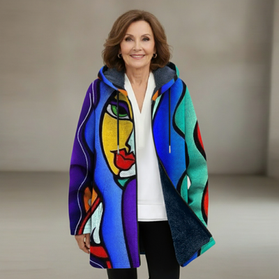 Flaminia - art -inspired cardigan
