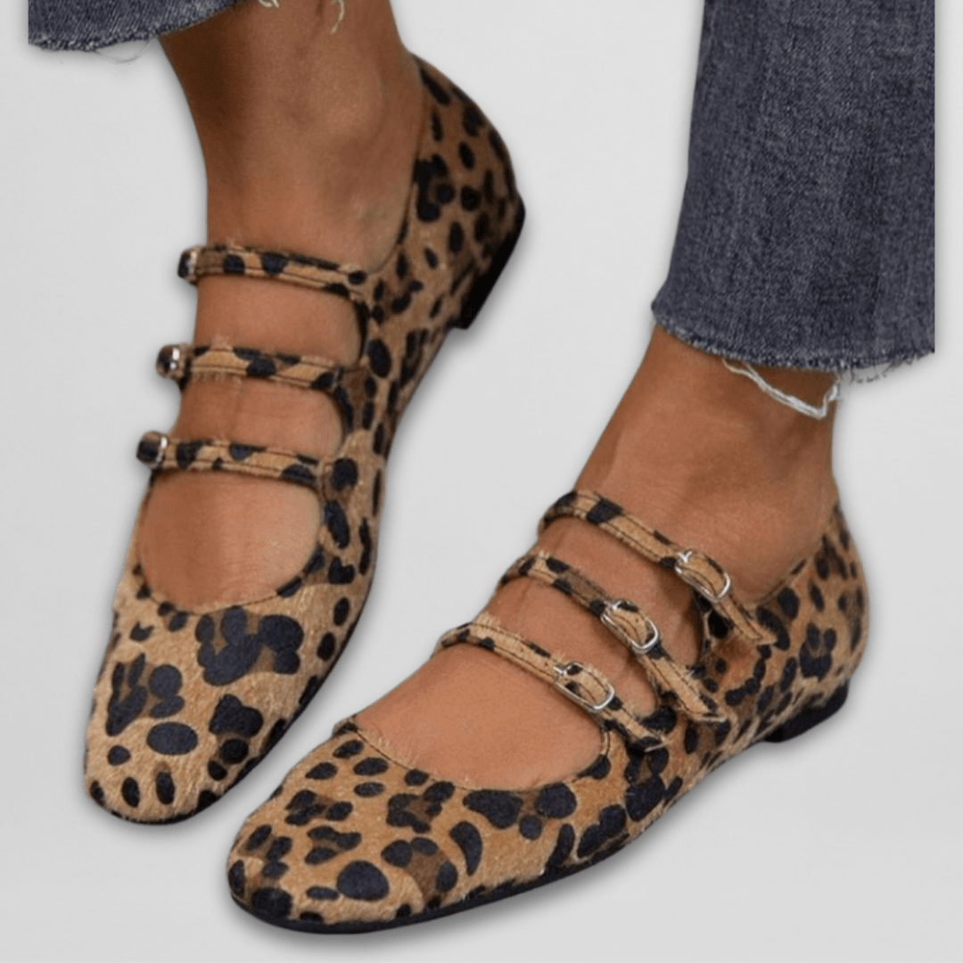 Luna - Animal Print Flats
