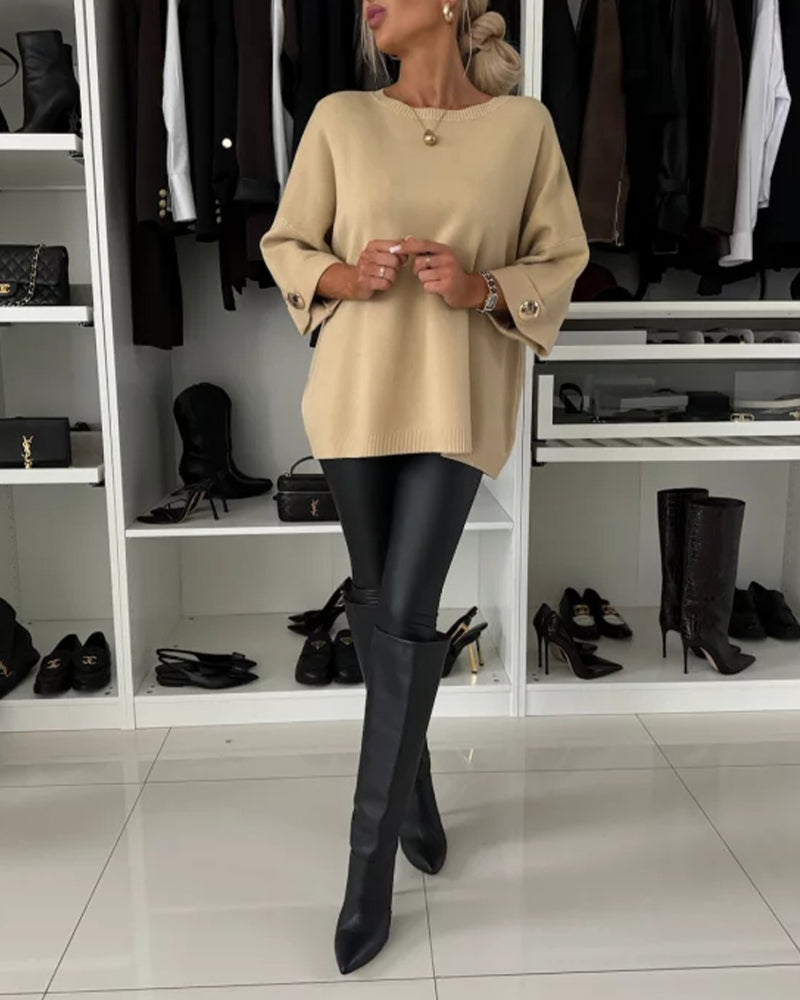 Isabella - Elegant Knitted Blouse
