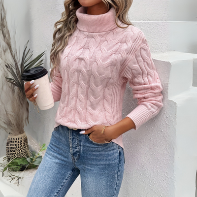 Amelia - Elegant knitted turtleneck sweater