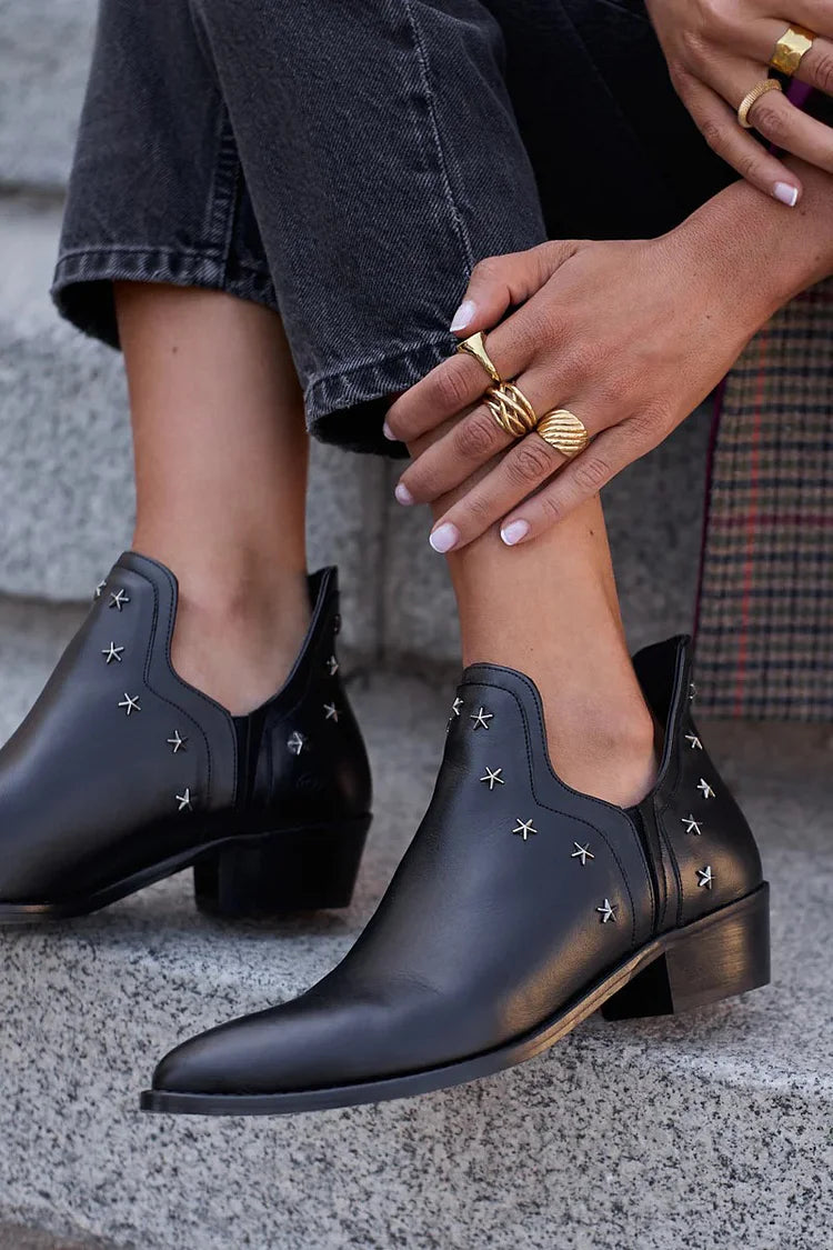 Deborah - Ankle Boot With Star Details