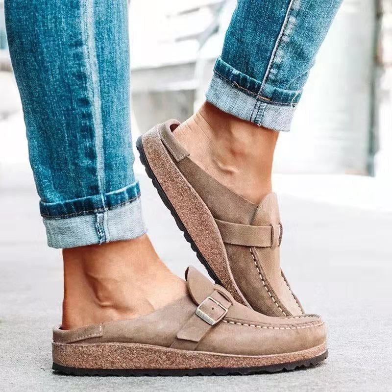 Erin - Orthopedic Suede Slip-Ons