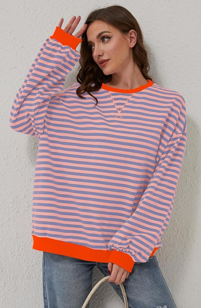 Mana - Stripe oversized sweater