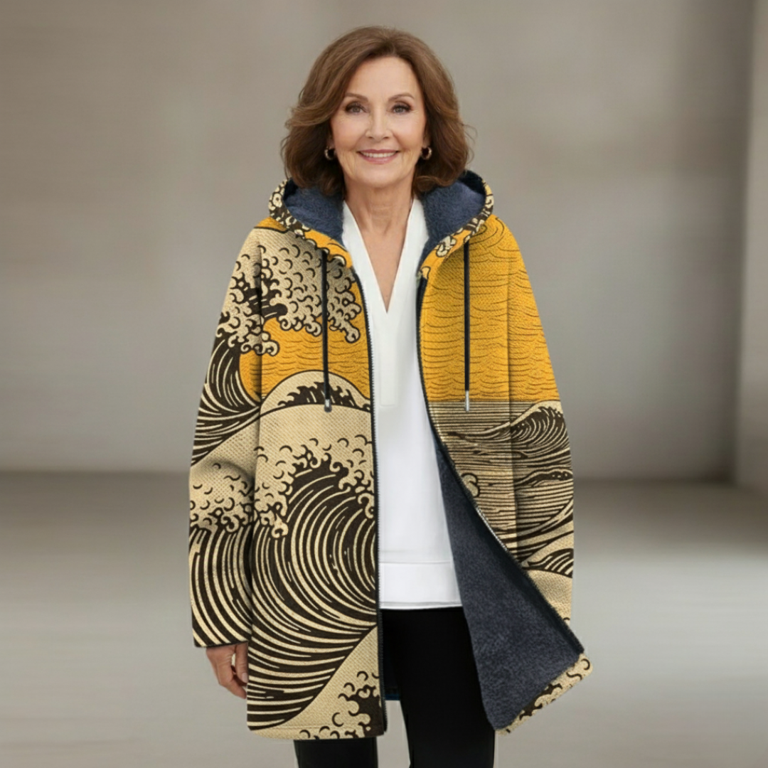 Maja - Luxury cardigan inspired by art