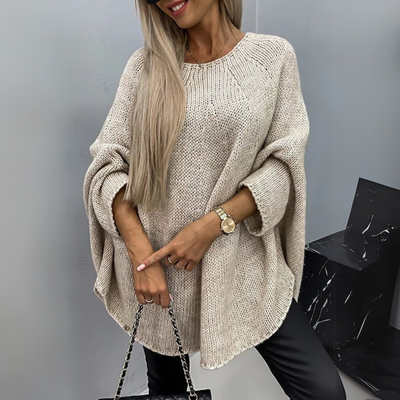 Isabelle - Elegant women's sweater with round neck