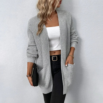 Nancy - Casual knit cardigan with pockets