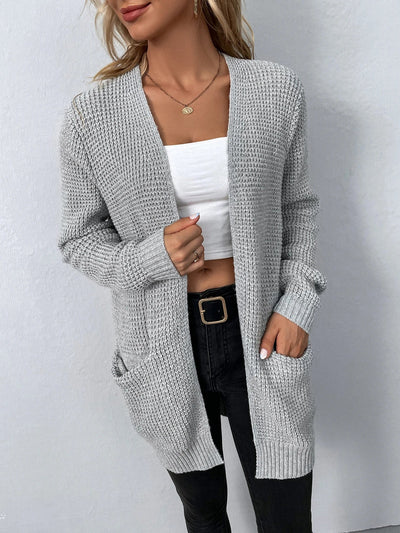 Nancy - Casual knit cardigan with pockets