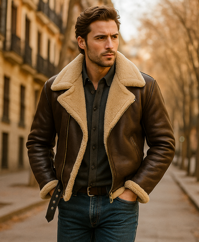 MAVERICK - Quilted Leather Jacket