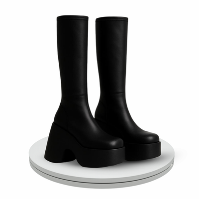 Trisha - Elegant Chunky Boots