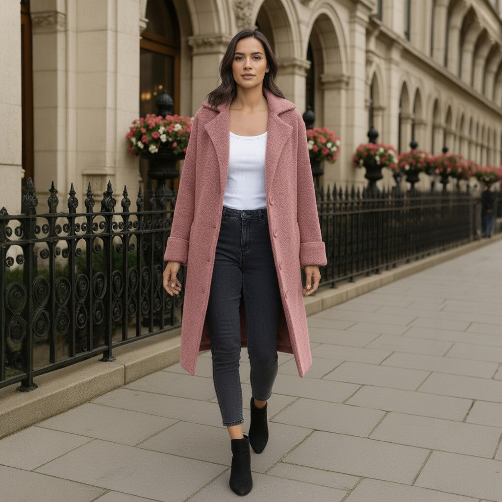 Brianna - Long Knit Coat