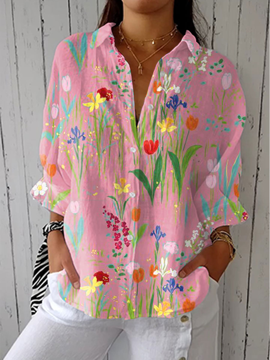Fiona - Spring Garden Blouse