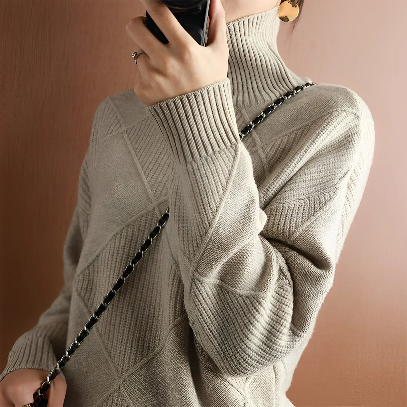 Marcelle - Chunky turtleneck sweater