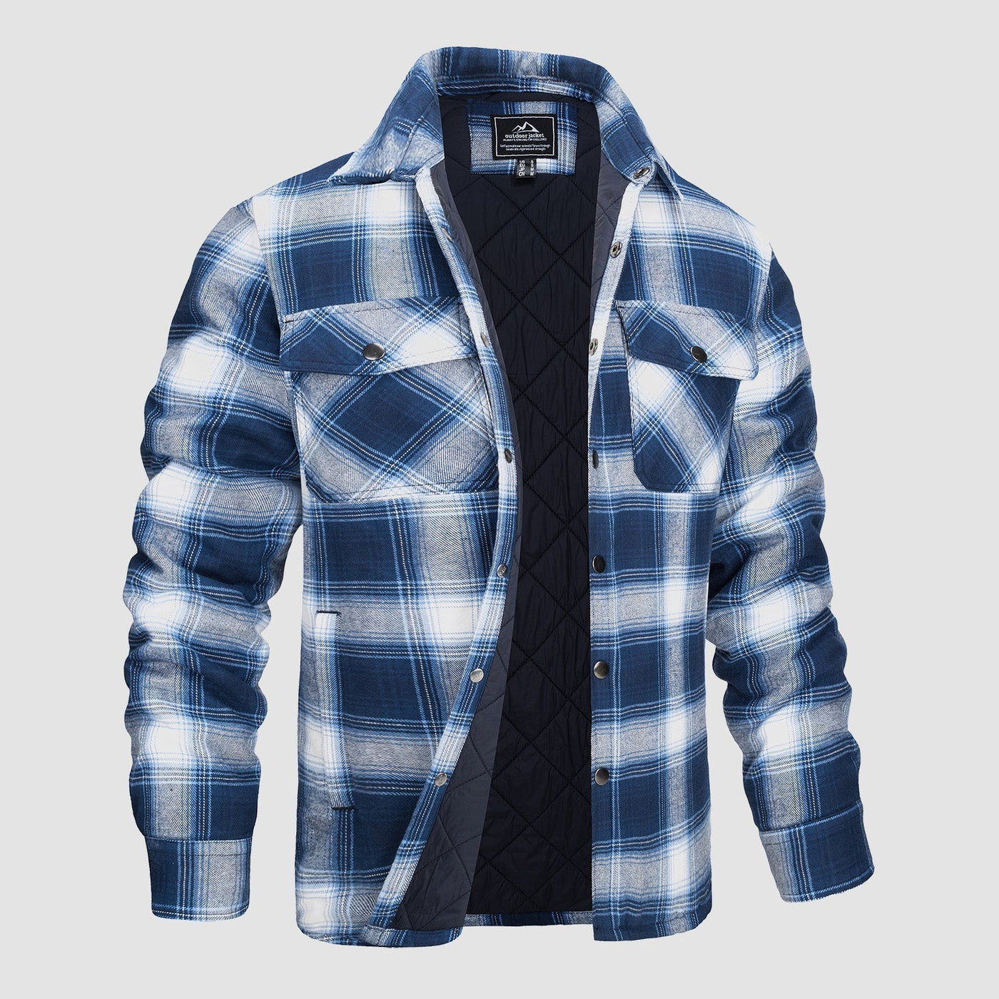 Luke - Checkered Bomber Jacket