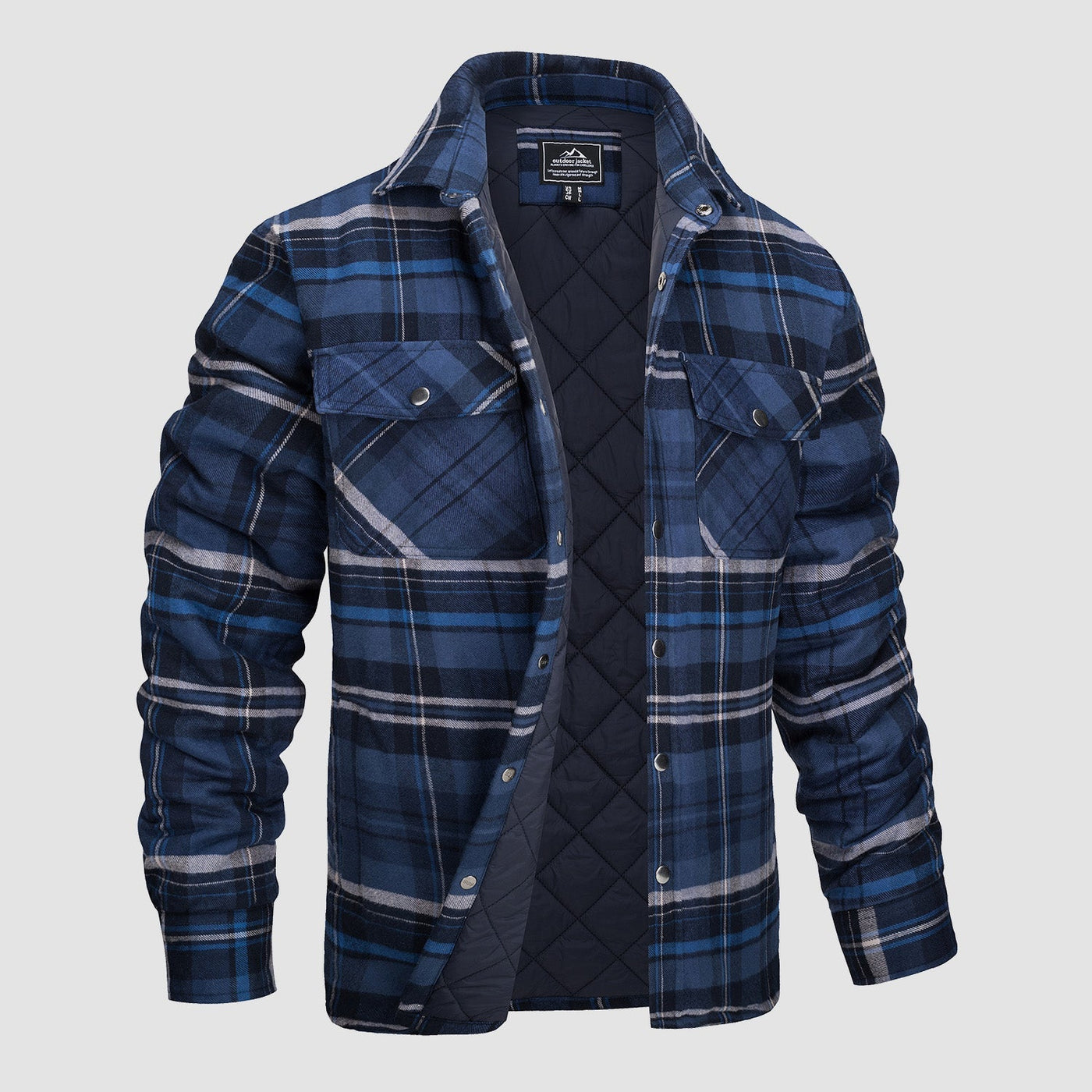 Luke - Checkered Bomber Jacket