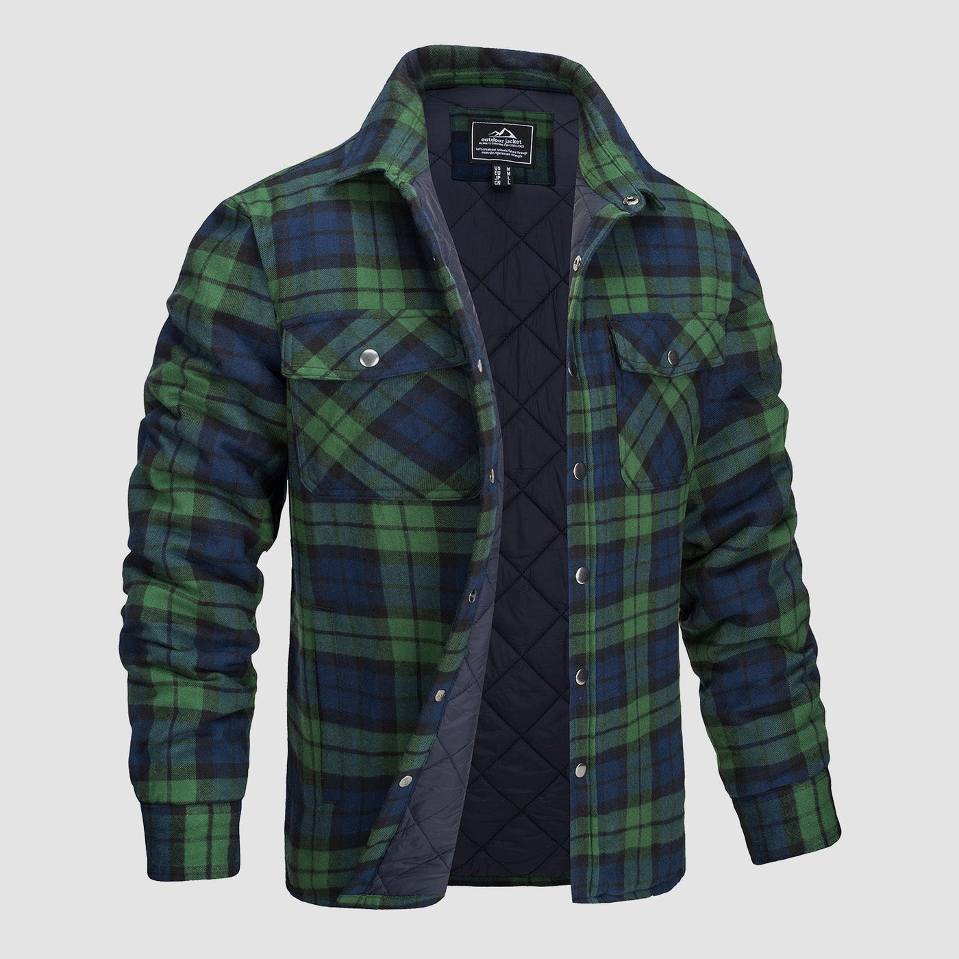 Luke - Checkered Bomber Jacket