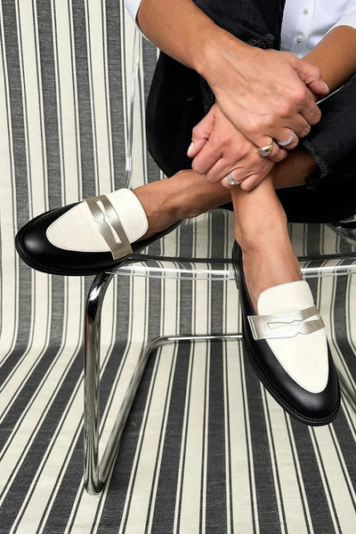 Abby - Monochrome Classic Loafers