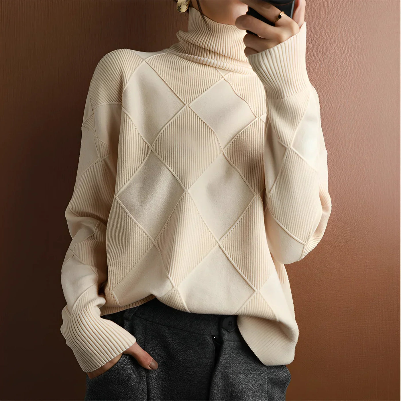 Marcelle - Chunky turtleneck sweater