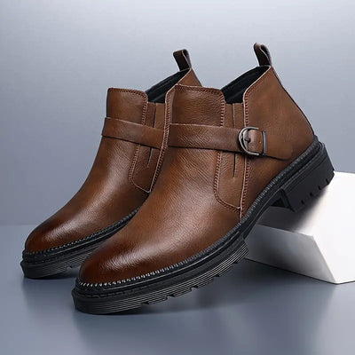 Liam - Leather Ranger Boots for Men