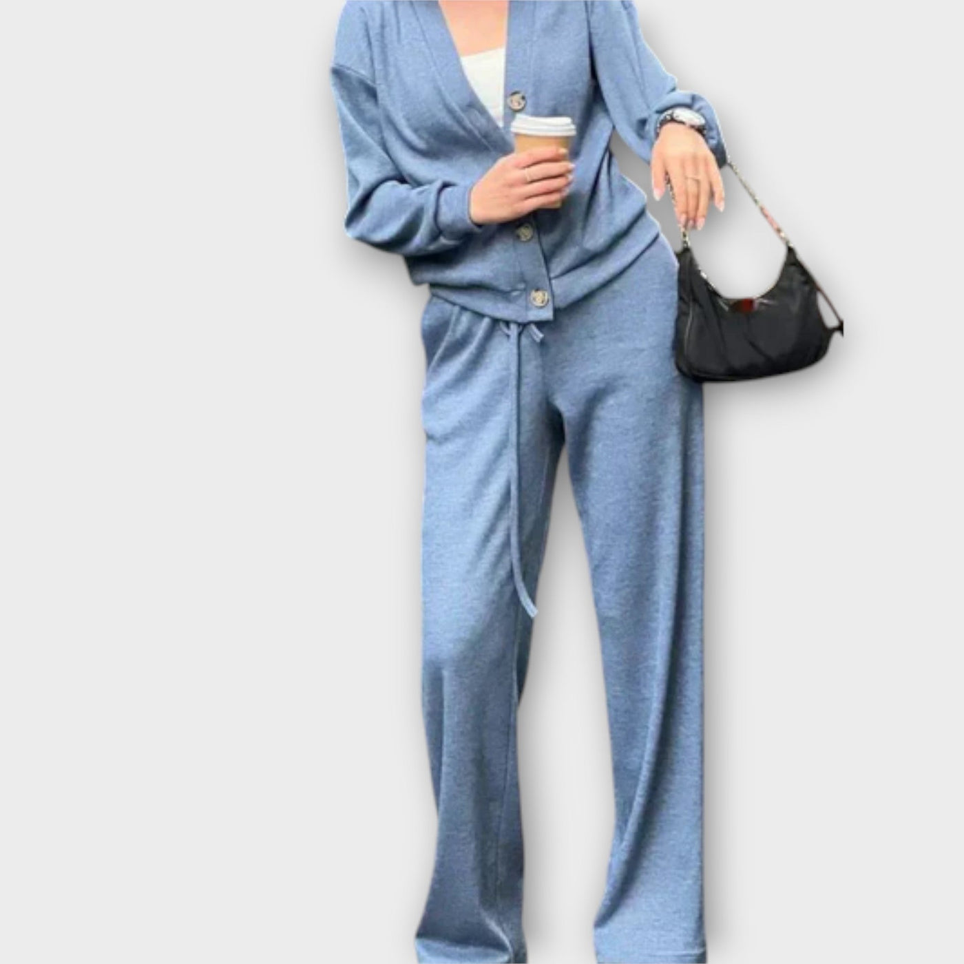 Chantal – Cardigan & Pants Set