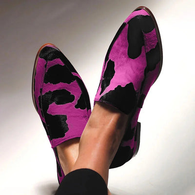 Alexandra - Statement Animal -Print Loafers