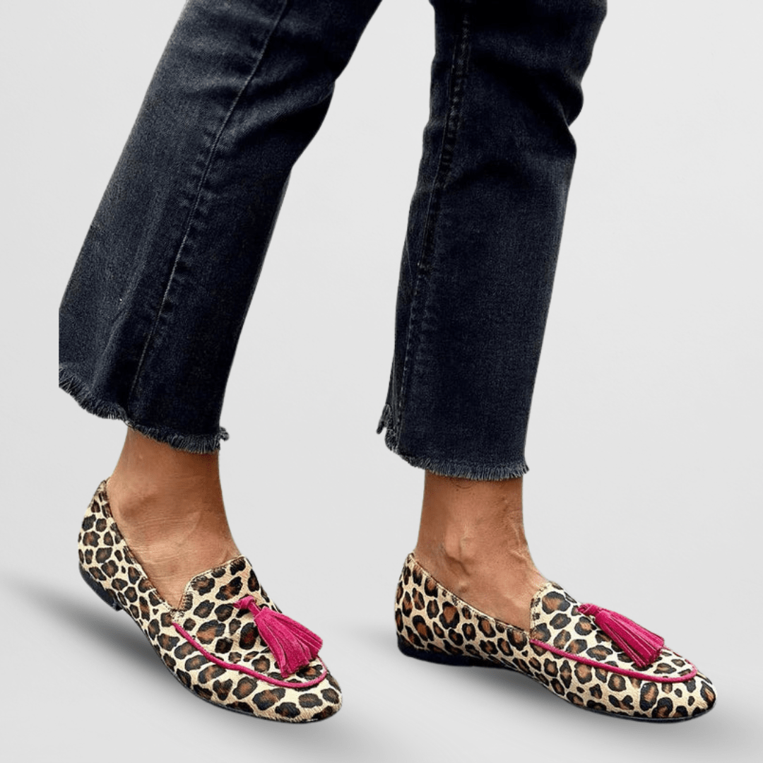 Francesca - Slippers with Fringe Details