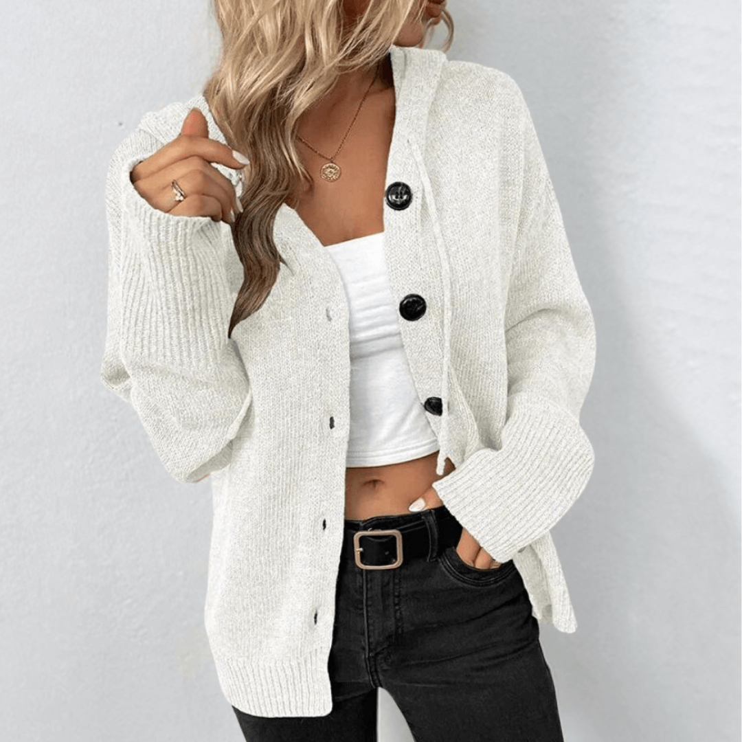 Brittan - Knitted cardigan with buttons