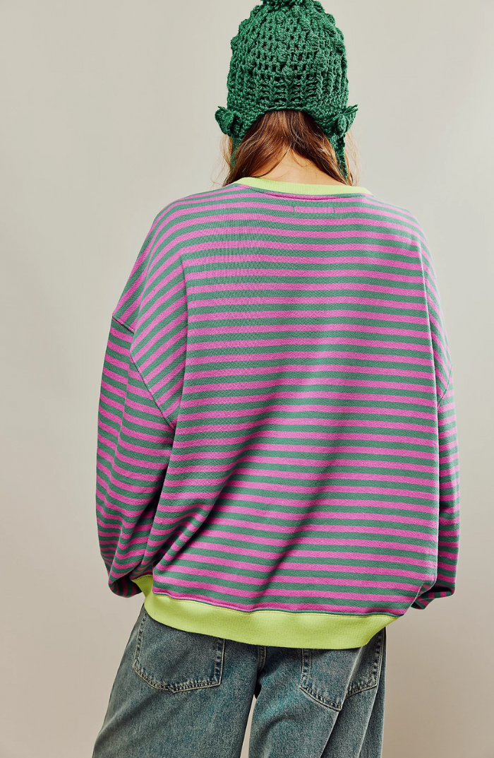 Mana - Stripe oversized sweater