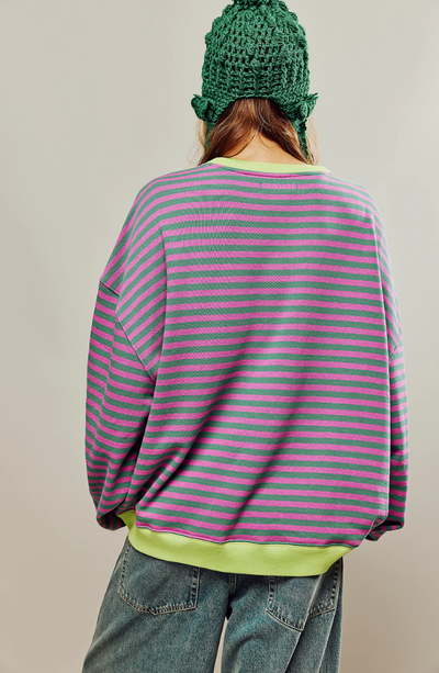 Mana - Stripe oversized sweater