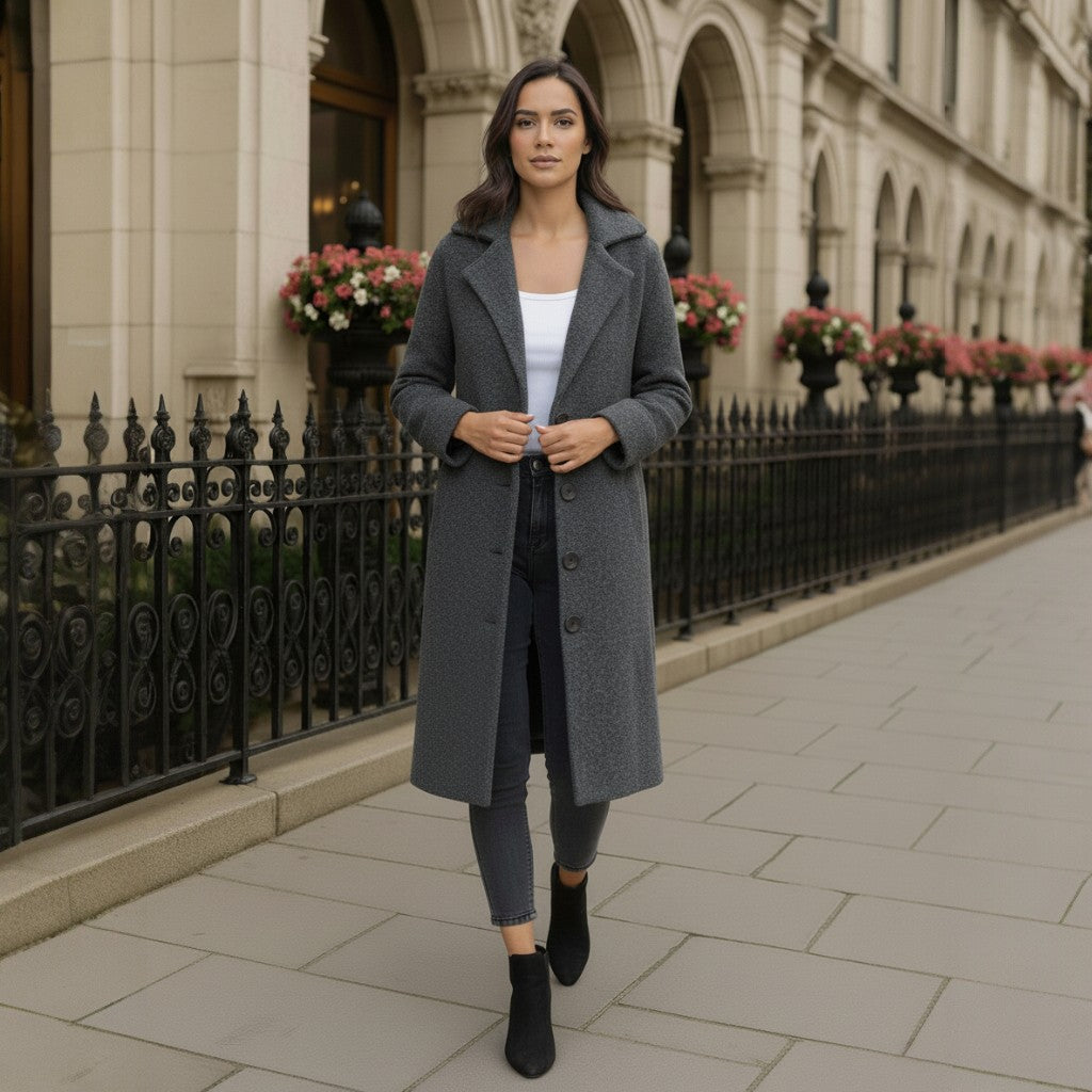 Brianna - Long Knit Coat