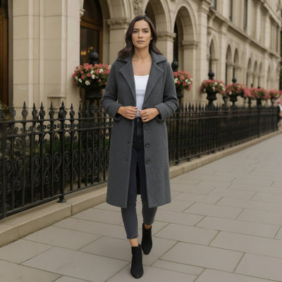 Brianna - Long Knit Coat