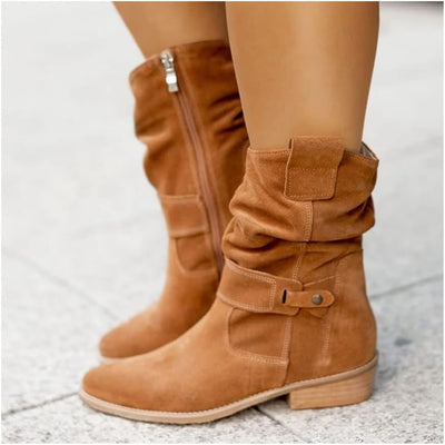 Addison - Stylish Suede Knee Boots
