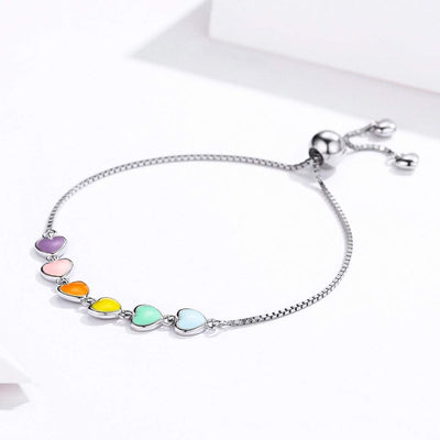 Silver Paw Print Bracelet – Adjustable Fit