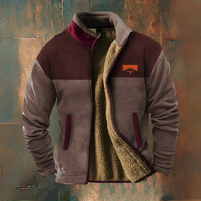 Olivier - Casual fleece jacket for men