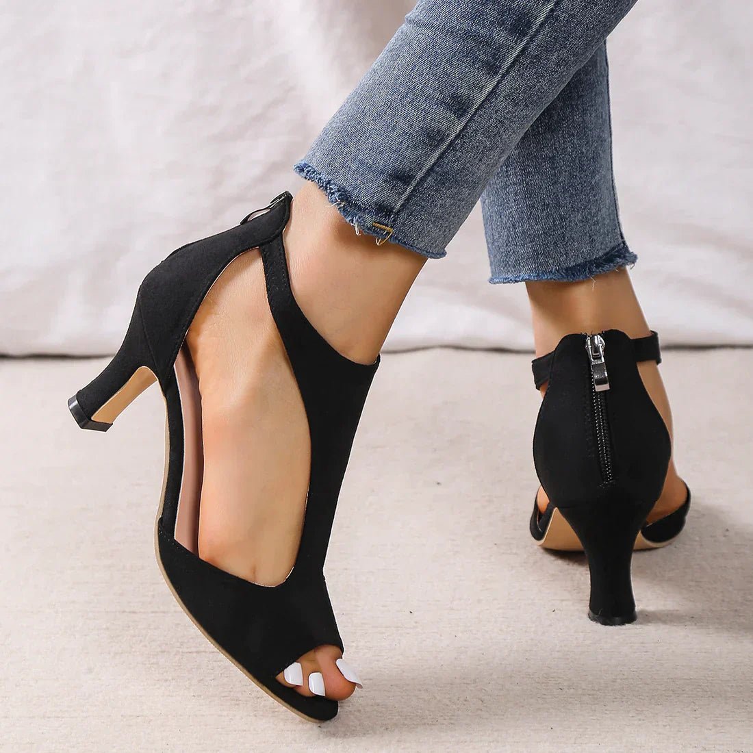 Ava - Orthopaedic Sandals with Heel