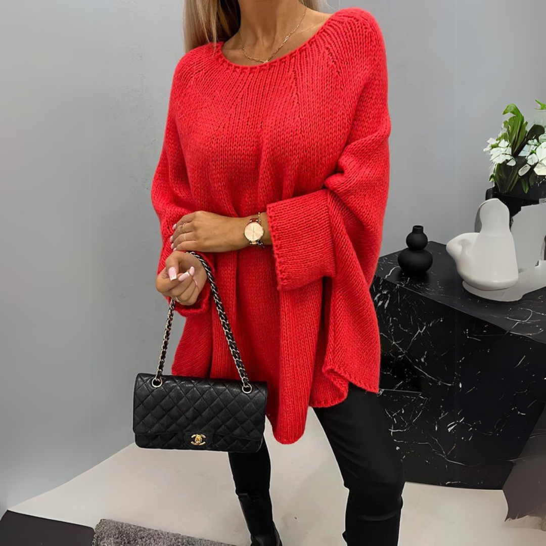 Isabelle - Elegant women's sweater with round neck