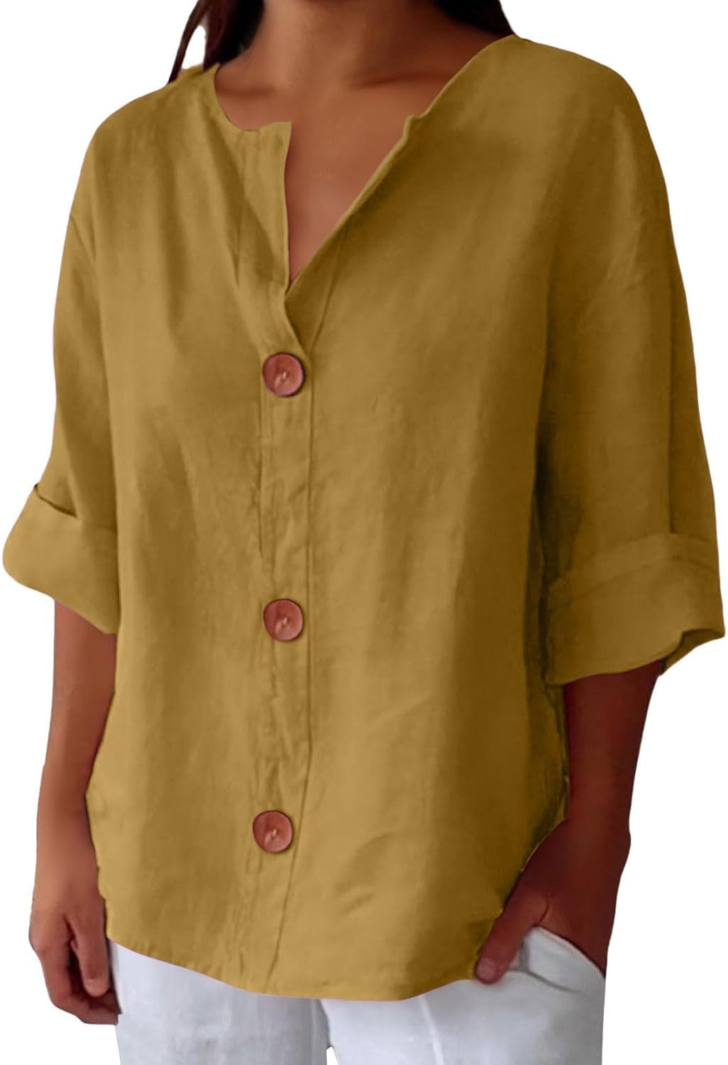 Clara - Casual Textured Blouse