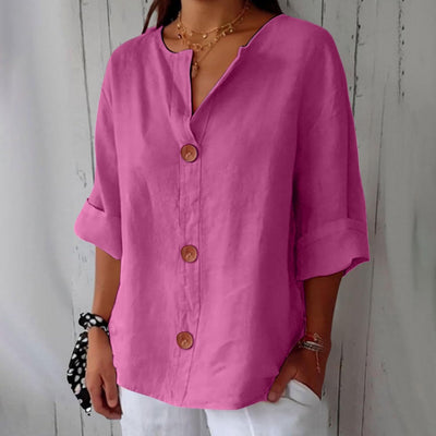 Clara - Casual Textured Blouse