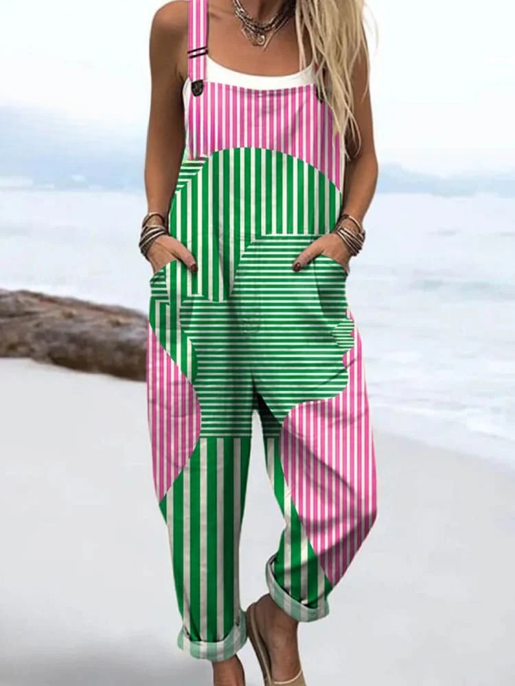 Zoey – Abstract Form Jumpsuit